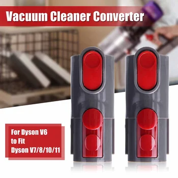 

2pcs Vacuum Cleaner Connector Brush Suction Head Adapter Nozzle Head Cleaner Conversion for DysonV6 V7 V8 V10 V11 Storage Hold