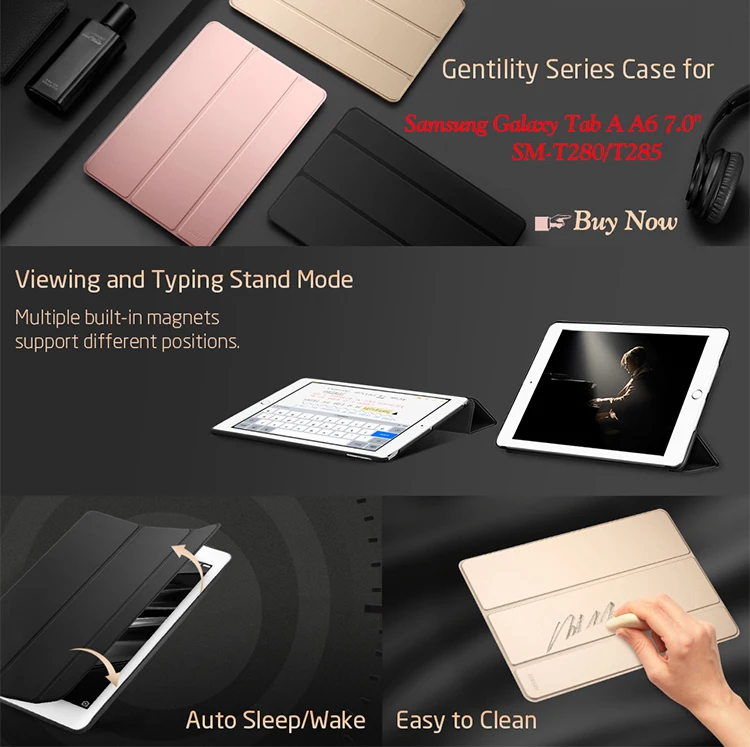 QIJUN силиконовый умный чехол для планшета samsung Galaxy Tab A6 7," T280 T285 SM-T280 SM-T285 Tab A 7,0 противоударный чехол-бампер