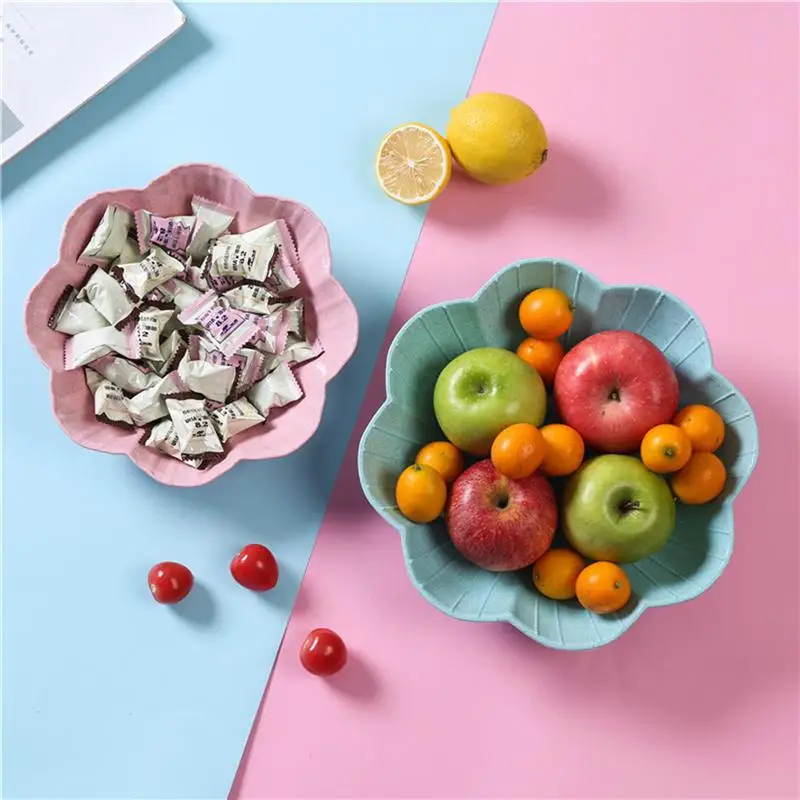 4pcs Candy Plate Washable Multifunctional Durable Lightweight Creative Candy Plate Snacks Dish Tray For Candy Dry Food Fruit