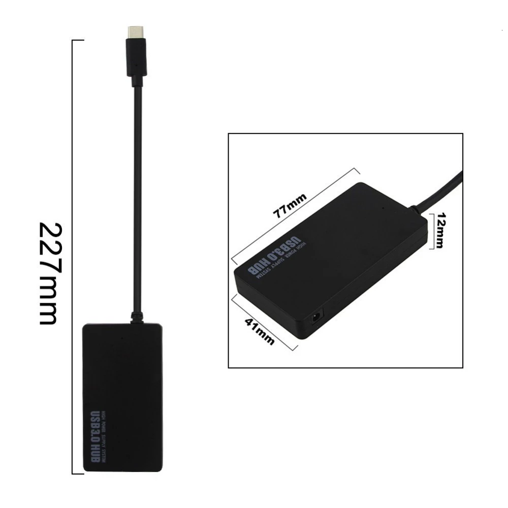 CHYI Тип C 3,1 до 4 Порты и разъёмы Usb концентратор 3,0 мульти Порты Usb3.0 хаб Usb-c сплиттер Micro SIM Card адаптер для ПК для смартфонов на платформе Android