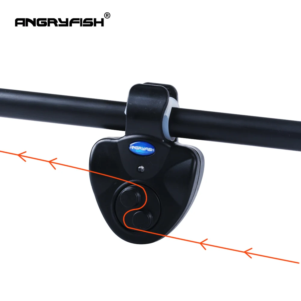 Outdoor Tools Fishing Alarm Sound and LED Light Clip On Fishing Rod Fly Tackle Electronic Fish Bite Alarm