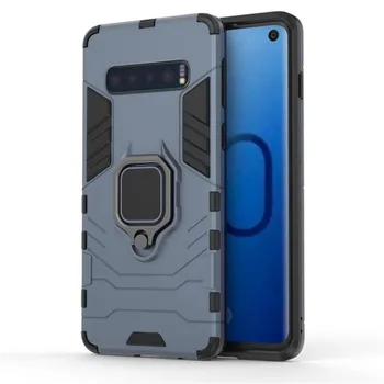 

100pcs/lot Armor Protection PC TPU Phone Case for Samsung Galaxy S10 S9 S8 Plus Note 8 9 Office Heavy Duty Shockproof Cover back