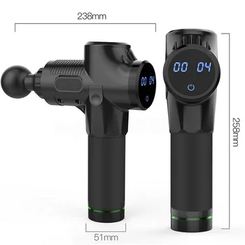 

Percussion Massage Guns Tool 4 Heads 30 Speeds Vibration Muscle Body Therapy Massager YE-Hot