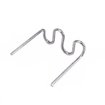 

100pcs Staples Stapler Repair for Welder Silver Tool Pre-cut Flat Replaces