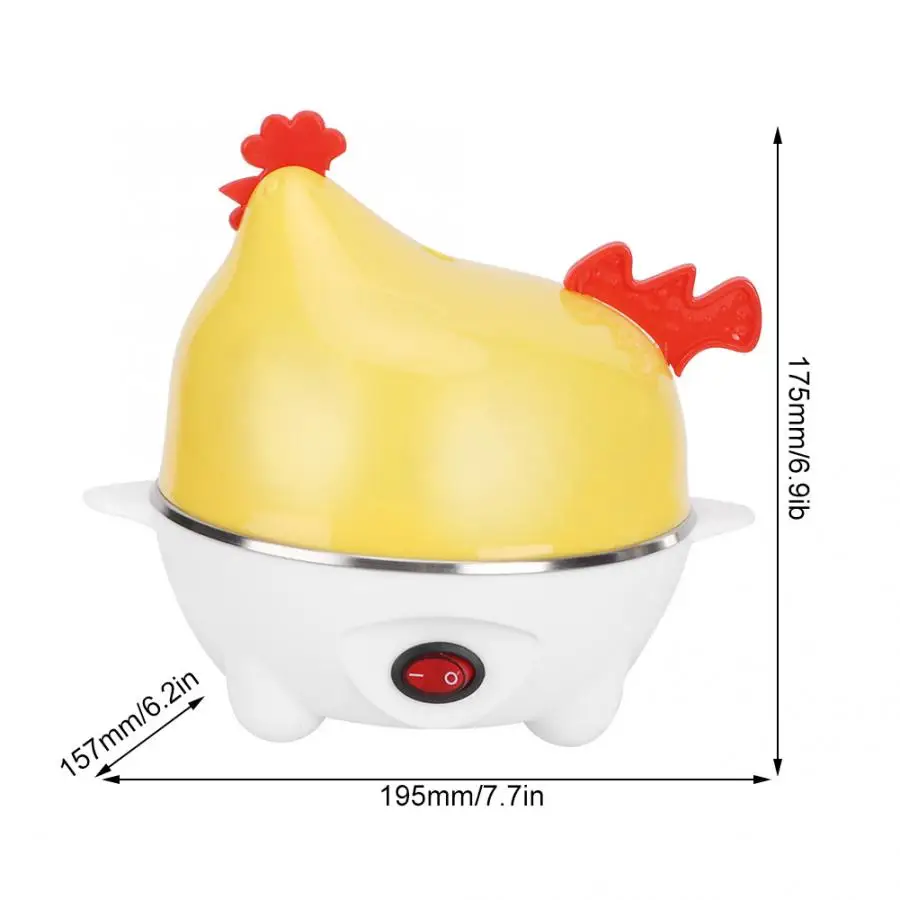 Hervidor de huevos мини бытовой мультфильм яйцеварка котел кухонный инструмент ЕС вилка 220 В кухонная техника