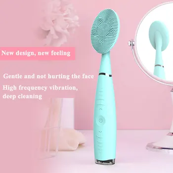 

Hand-held Electric Face Cleansing Brush Control Oil Shrink Pores Face Washing Brush Beauty Device