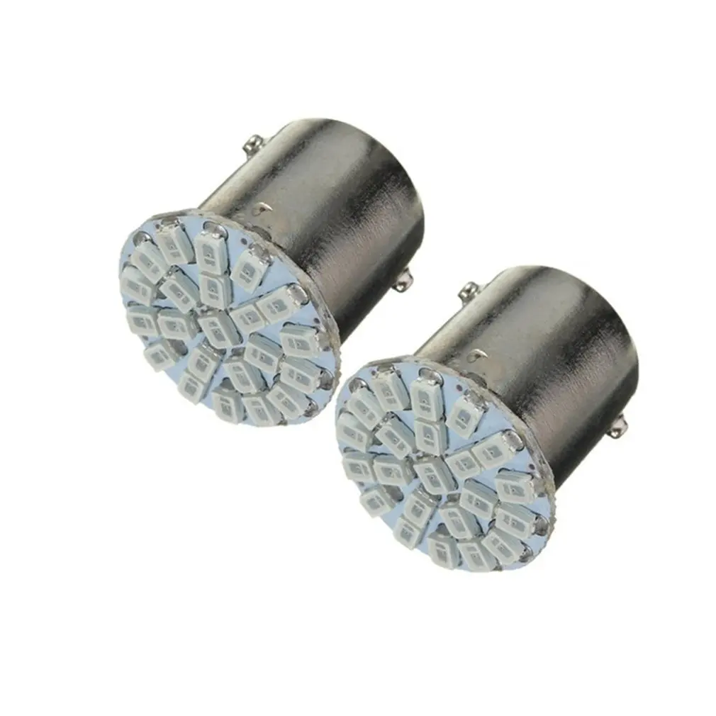 Изысканный дизайн 2 x BA15S P21W 1156 22 светодиодный 1206 SMD Автомобильный задний боковой