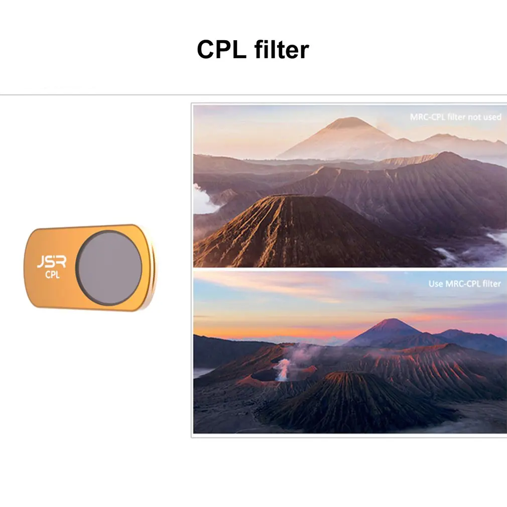 Для DJI Mavic Pro Mini Камера объектив для беспилотника фильтр UV/CPL/ND8/ND16/32/64 круговой набор УФ-фильтров с нейтральной плотностью набора фильтров