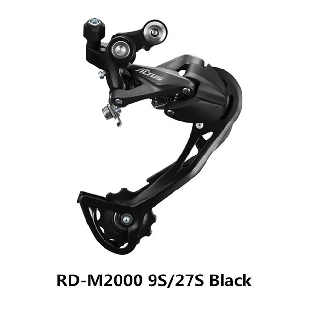 Shimano acera RD-M2000 черный/RD-M3000 Серебряный задний циферблат горный велосипед 9/27 задний переключатель скорости M390 бренд - Цвет: RD M2000 Black
