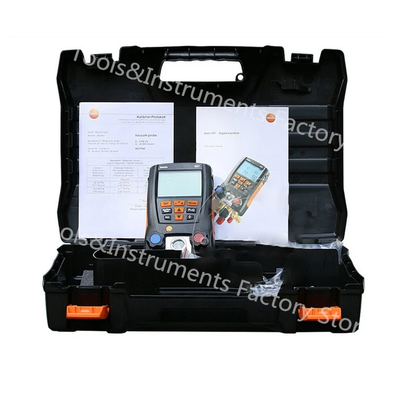 Testo 557 Refrigeration Gauge Digital Manifold Kit