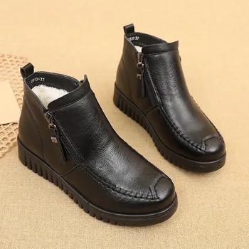 

2020 Women New Fashion Boots Casual Shoes Woman Breathable Boots Winter Flats Woman Platform Women Shoes