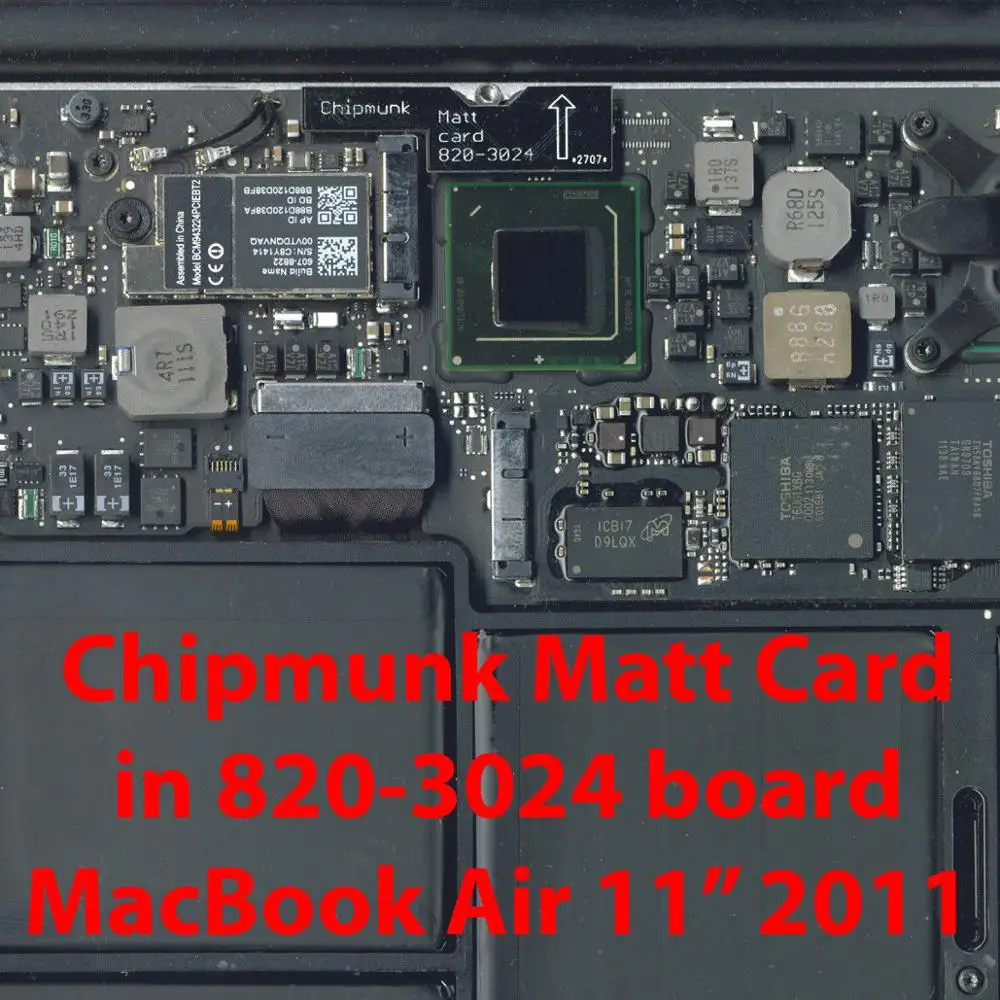 Матовая карта прошивки EFI BIOS для MacBook Air 11 дюймов 2011 emc2471 820-3024 / 820-2955 | Электронные