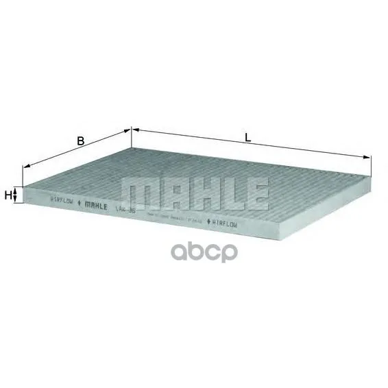 Фильтр Салона Opel Mahle/Knecht арт. LAK36