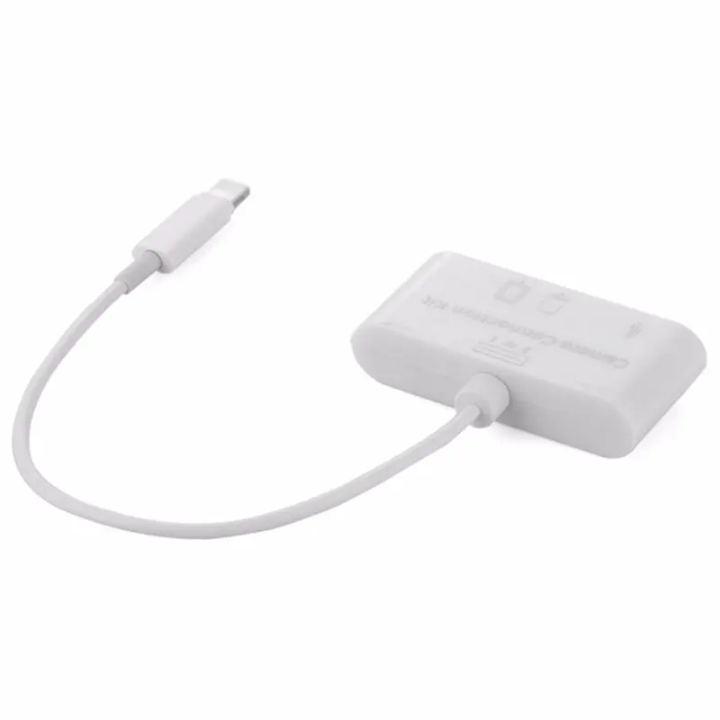 Горячая-3 в 1 кард-ридер для планшета iPad 4 мини IOS 11 Micro-SD MMC TF кард-ридер USB OTG кабель адаптер Подключение камеры Ki