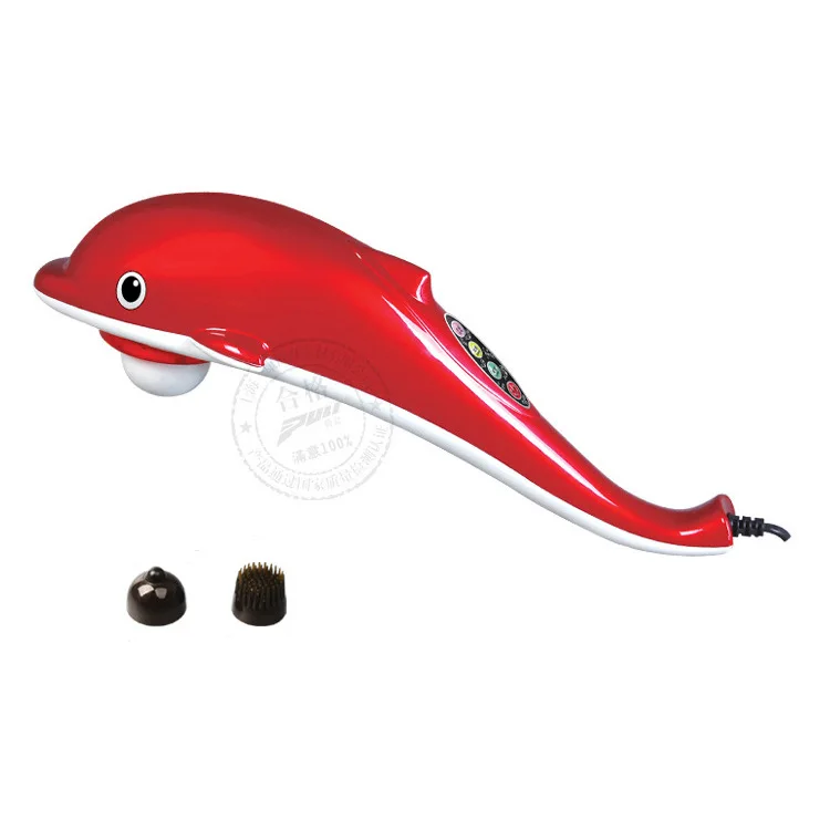 

1 on Behalf PolyOne Dolphin Massager Hand-Held Electric Head Neck Waist Back Massager