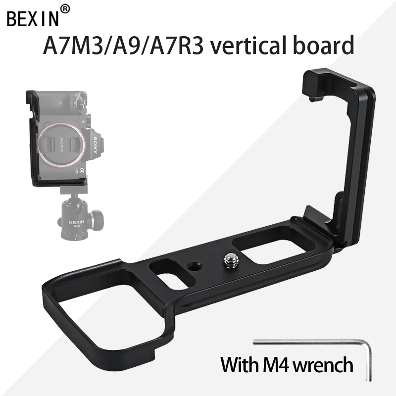 

Camera Quick Release Plate Vertical Shot Camera Support Bracket Plate Dslr Camera Mount Adapter L Plate For Sony A9 Dedicated