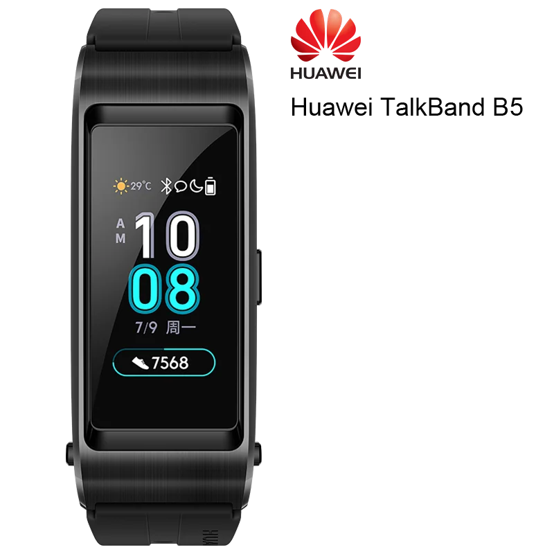 Original Huawei TalkBand B5 Talk Band B5 width Bluetooth Smart Bracelet Sports Wristbands Touch AMOLED Screen Call Earphone Band|Smart Wristbands| - AliExpress