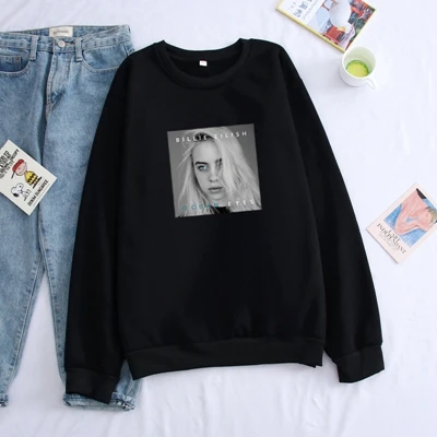 Черный Модная новинка, Billie Eilish, мужская толстовка с капюшоном, уличная одежда, мужские толстовки, для отдыха, Lil, Пип, куртка, значок, принт, худи с капюшоном - Цвет: Черный