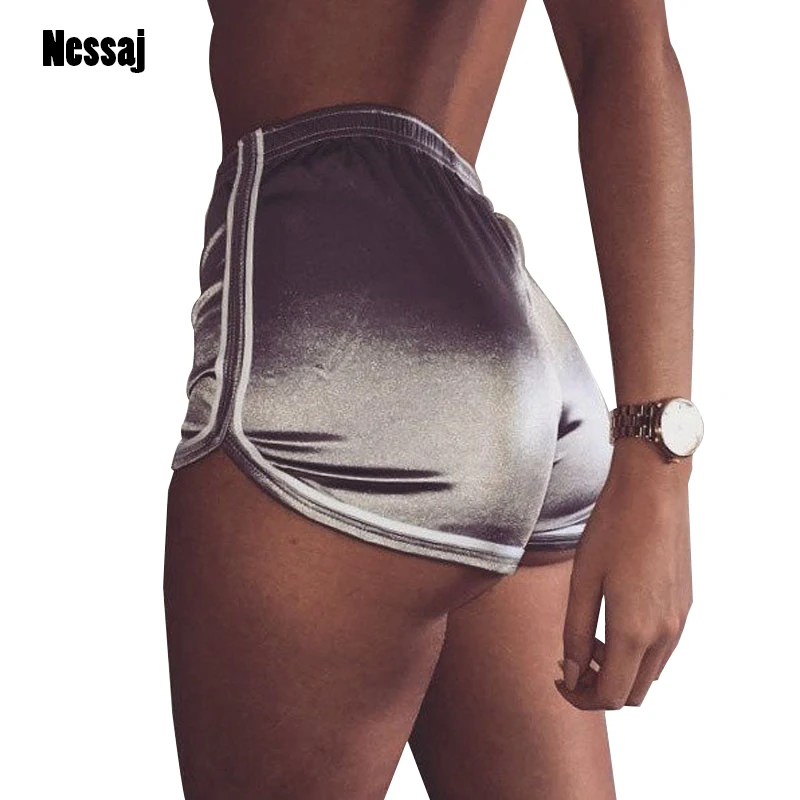 Nessaj Fashion Workout Solid Summer Shorts Women Sexy Push Up Cotton Short Feminino | Женская одежда
