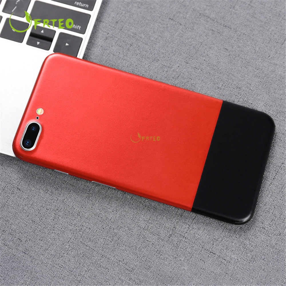 Черный красный/белый Gen 1St текстурная наклейка для телефона iPhone 5S 6 6S 7 8 X Xs кожа для iPhone Xr Xs Max 7 8 Plus полная задняя наклейка s