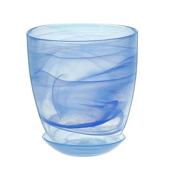 

Flower pot with a tray "Harmony", blue 2 L 1221927
