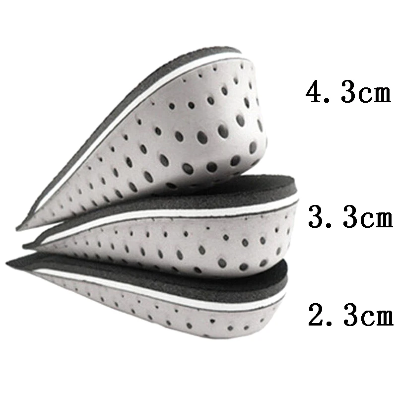 2.3cm 2,3-5 см, увеличивающая рост стелька, подстилка, регулируемая высота, подтяжка обуви, вставка на пятке, выше, для женщин, мужчин, унисекс, качественные подушечки для ног - Цвет: 2.3cm