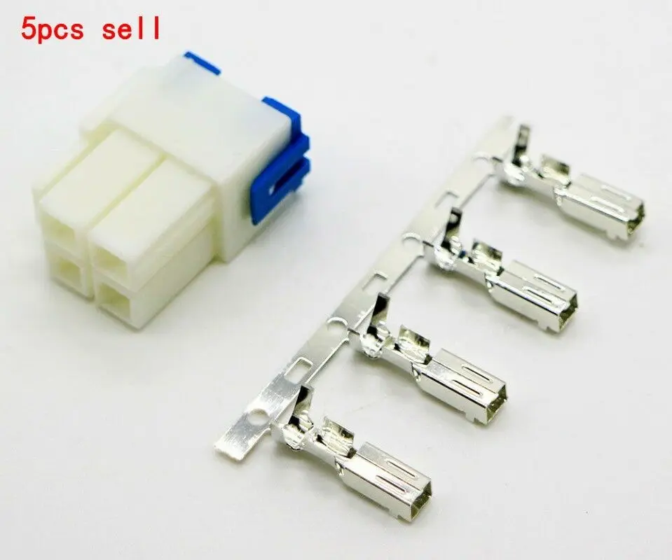 VBESTLIFE 5 Stück 4-polige Radio-Stecker - Netztei Produktbild-Vorschau 5