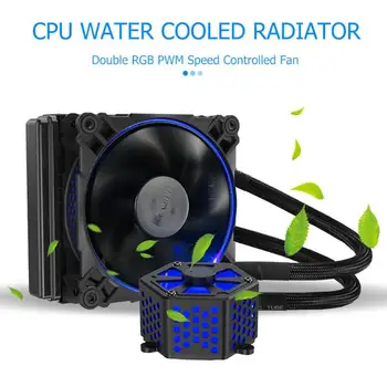 

JONSBO TW-120 CPU Water Cooling Fan RGB Lighting Computer Cooler System Heatsink Radiator Fluid Bearing Fan for Intel/AMD