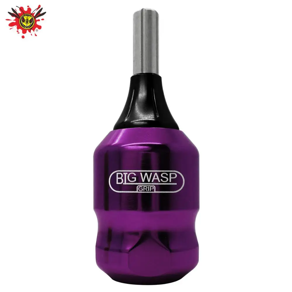 Фиолетовый BIGWASP алюминиевый сплав регулируемая ручка для картриджа татуировки 1,2"(32 мм) для игольчатых картриджей и картриджей для татуировки - Цвет: Фиолетовый