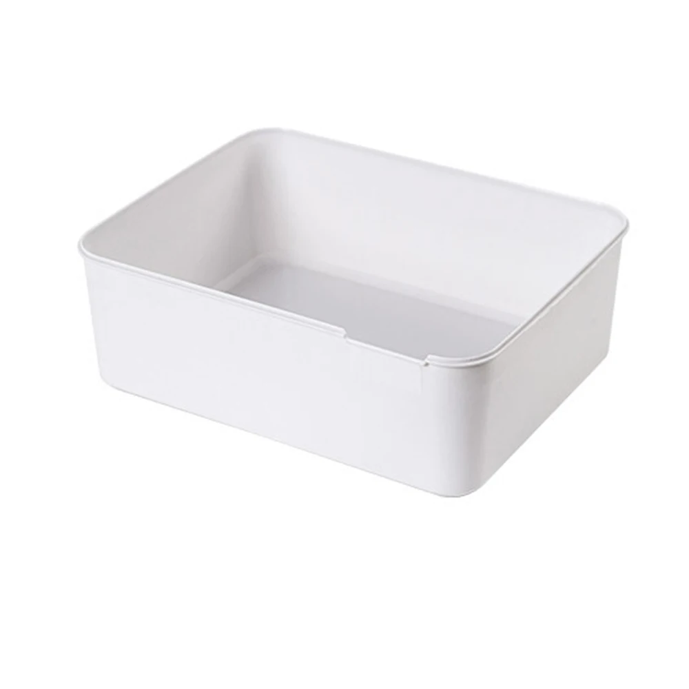 empty box no lid Бытовой пластиковый контейнер для носков, коробка для хранения для раздельного стола, ящик для шкафа, органайзер для домашнего нижнего белья, коробка для хранения бюстгальтеров, коробки для хранения - Цвет: empty box no lid