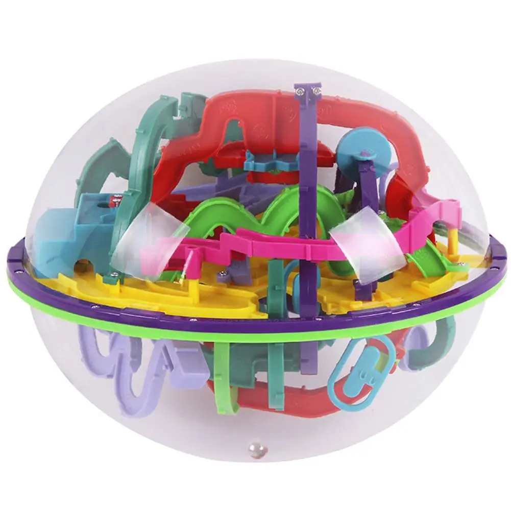 None Challenging Levels Magic 3D Maze Ball Interesting Labyrinth Puzzle Game Globe Toys