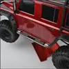 2PCS Metal Black Side Pedal Rock Sliders for 1/10 RC Crawler Car Trax TRX4 TRX-4 5