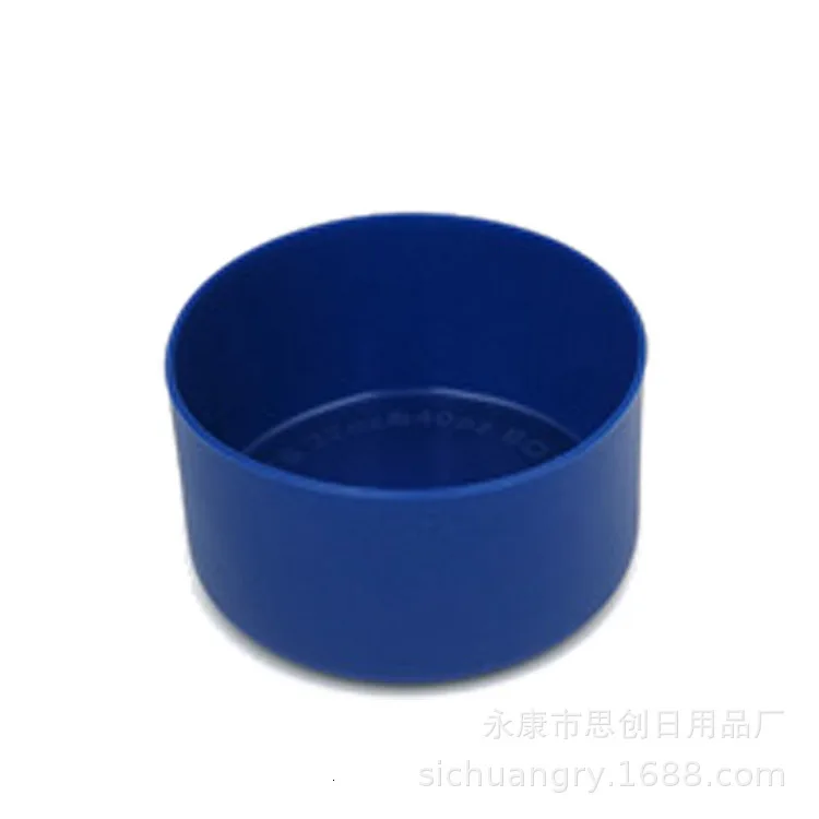Navy Blue Защитный силиконовый ботинок для 32 унций-40 унций гидро Спорт бутылки с водой колба анти-скольжения рукав с дном крышка - Цвет: Navy Blue