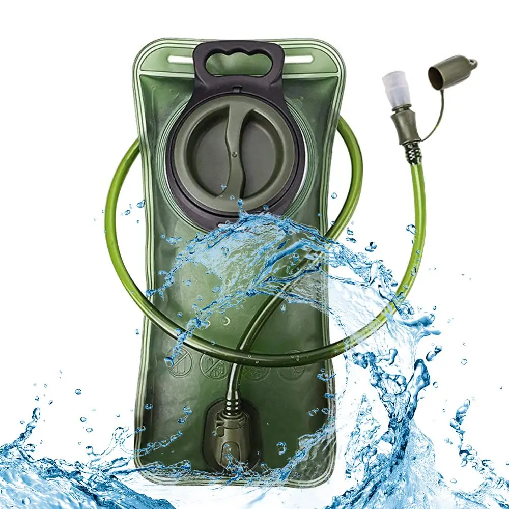 

2L Hiking Bicycle Bike Runing Mouth Water Bladder Bag Hydration Camping Sports With Quick Release Bicycle Accessories