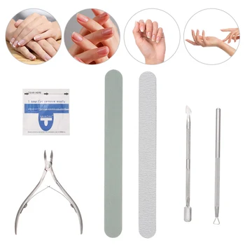 

Manicure Pedicure Nail Art Tools Set Sanding Bar Nail Files Buffer Kit Grinding Buffing Polishing Shaping Bar Dead Skin Scissors