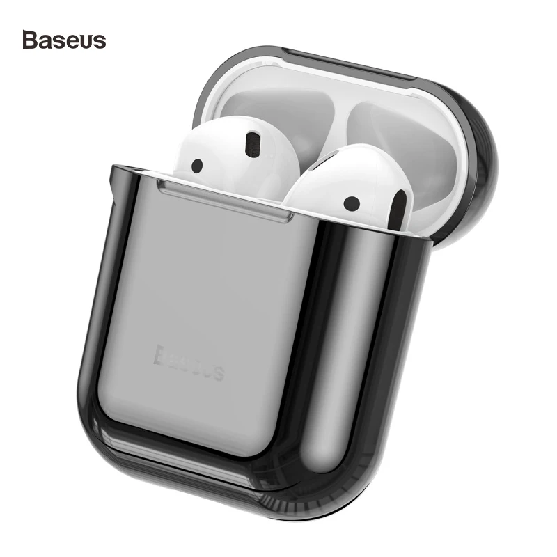 Baseus, роскошный чехол, наушники для Apple Airpods, чехол, мягкий силиконовый чехол, беспроводные наушники, защитный чехол для Air Pods, Earpods