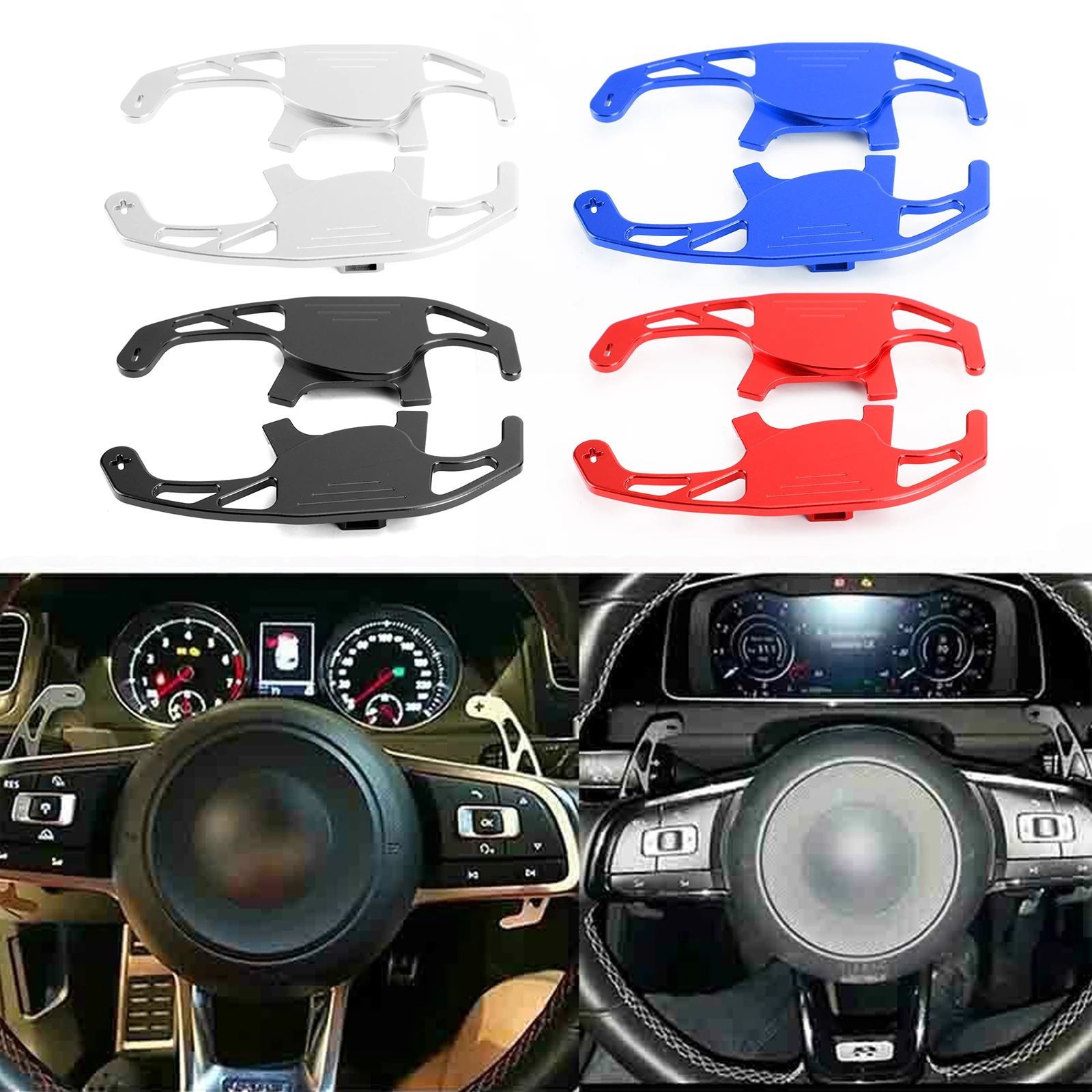 Areyourshop 1 пара весло для руля для Volkswagen Golf MK7 TSI R Scirocco Запчасти для автомобиля