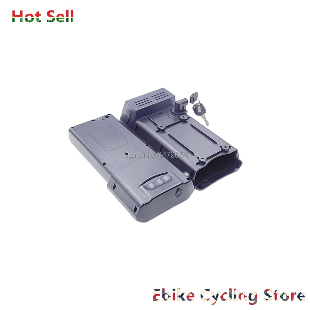 Rear Rack Carrier City Bike Ebike Battery Box 24v 36v 48V 40 pcs 18650 Cells Ansmann E-bike Battery Box Replace Repair lithium battery pack electric bike battery case