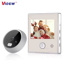 Sonnette vidéo numérique LCD 2.8 pouces, Vision nocturne, visionneuse électronique, caméra vidéo pour la sécurité à domicile 