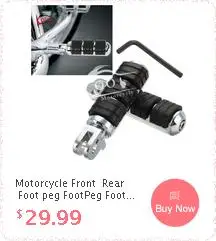 Мотоциклетные 45 градусов опорные подножки черные подножки для Harley Iron XL 883 1200 Touring Custom Dyna Softail