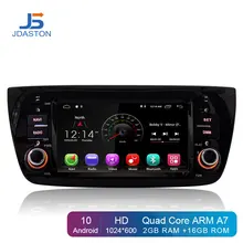 JDASTON Android 10,0 1 Din автомагнитола для FIAT DOBLO Opel Combo Tour 2010- Автомобильный мультимедийный плеер gps Навигация стерео Wifi