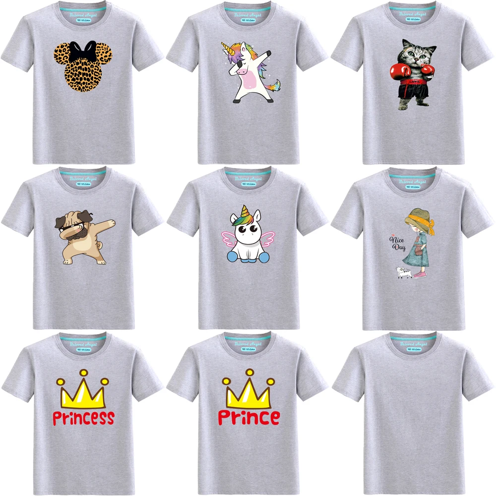 Детская Хлопковая футболка с коротким рукавом на Возраст 3-15 лет | одежда и обувь