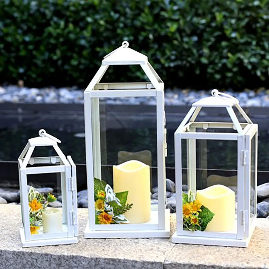 Скандинавский подсвечник ретро стол свадебное украшение геометрическое стекло