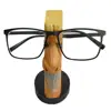 NEW Wood Sun Glasses Eyeglasses Display Stands Handmade Cute Moose Glasses Holder Home Nightstand Office Desk Decor Gifts 2