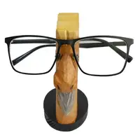 NEW Wood Sun Glasses Eyeglasses Display Stands Handmade Cute Moose Glasses Holder Home Nightstand Office Desk Decor Gifts 2