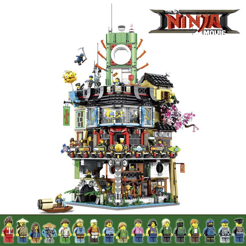 

Masters of Spinjitzu Building blocks bricks Model Modular Compatible legoingLYs 70620 Educational Kids Birthday Christmas Toys