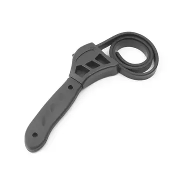 

50cm Multi-function Belt Wrench Adjustable Bottle Opener Auto Oil Filter Spanner H4GC