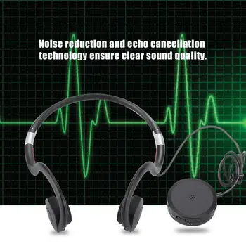 

Hearing Aid 5V500mAh Charging Bone Conduction Headphones Sound Amplifiers Hearing Aid BN-802 USB Cable Black hot