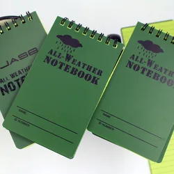 Bloc notes tactique en PVC pour l'extérieur, bloc notes étanche, pour ordinateur portable toutes saisons, 1 pièce 