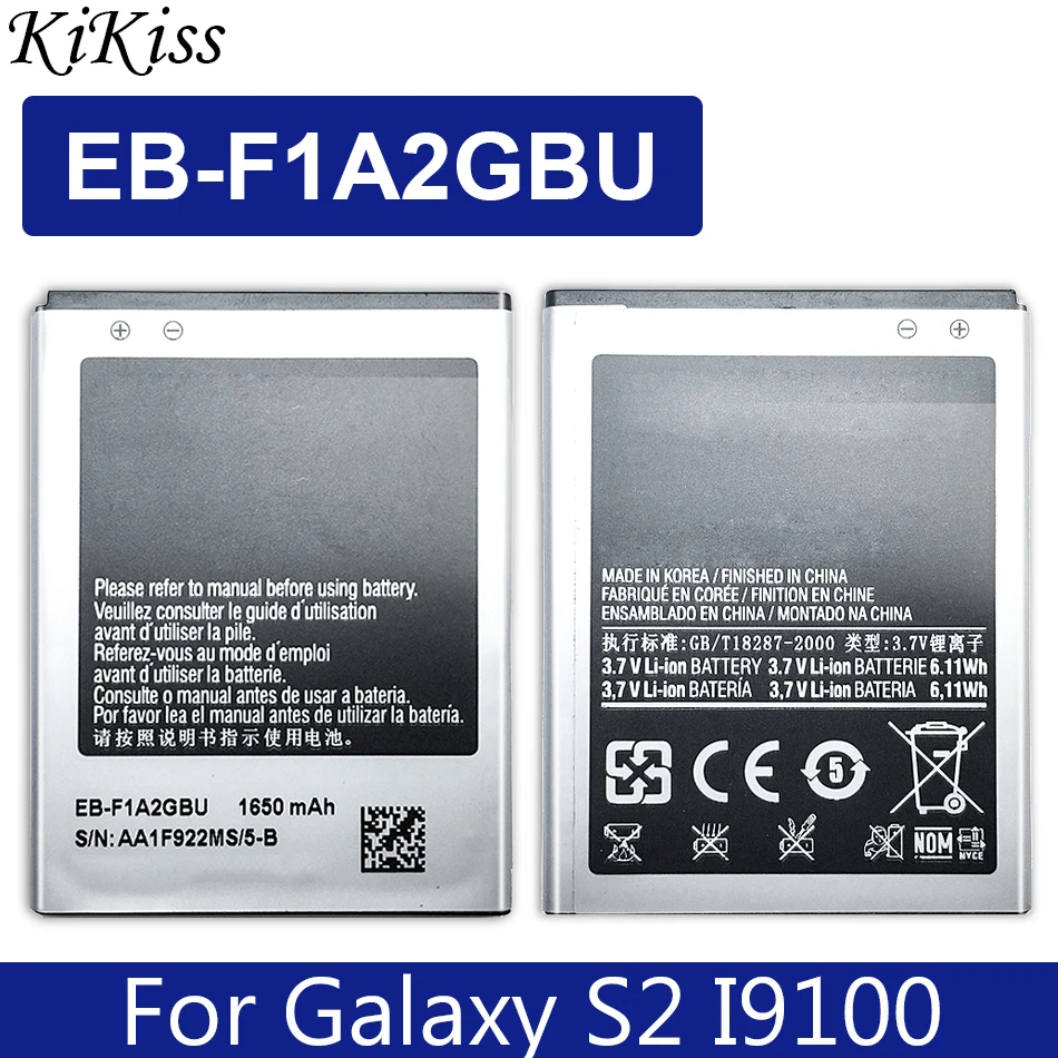Для Samsung Galaxy S2 I9100 I9050 B9062 I9108 I9103 I777 аккумулятор EB-F1A2GBU 1650 мАч номер отслеживания |